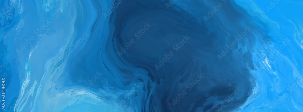 Elegant banner template design with blue paint. Elegant banner template design with blue paint.
