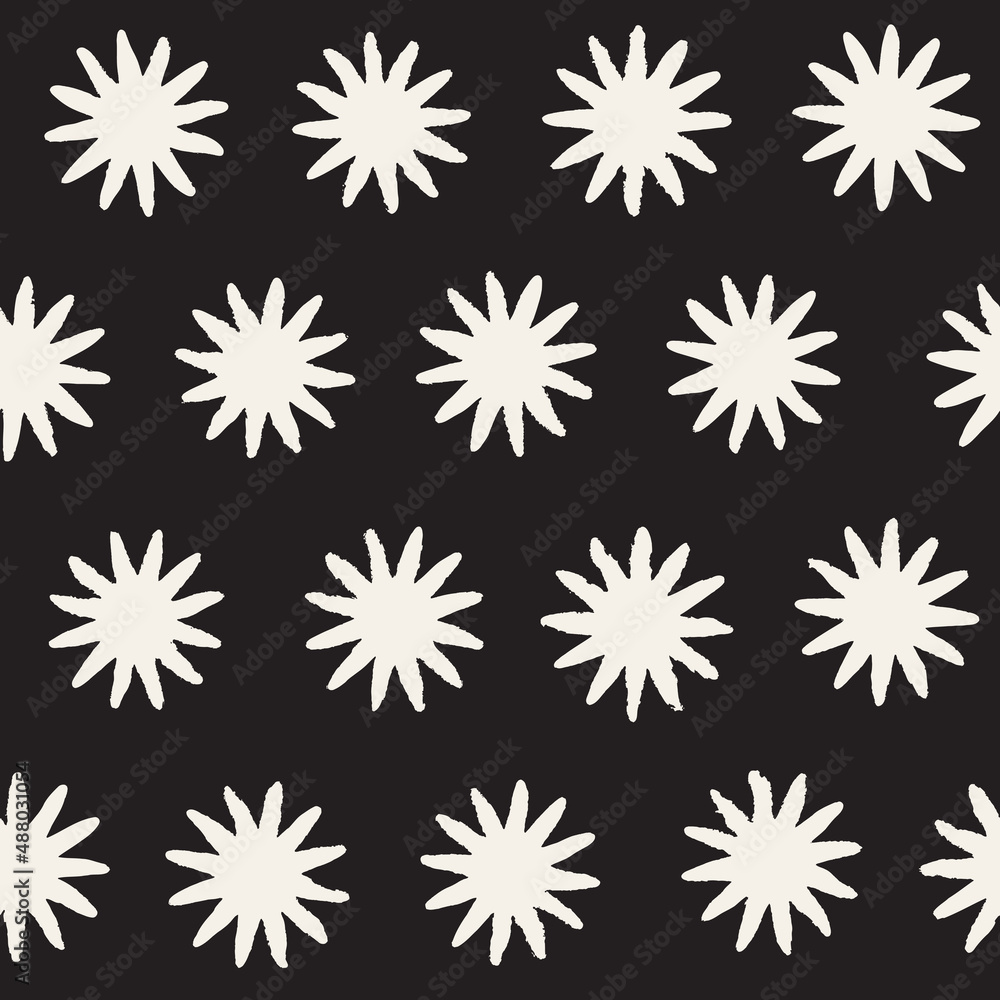 Vector seamless hand-painted pattern. Abstract decorative background with brush strokes. Monochrome hand-drawn texture. Vector seamless hand-painted pattern. Abstract decorative background with brush strokes. Monochrome hand-drawn texture.