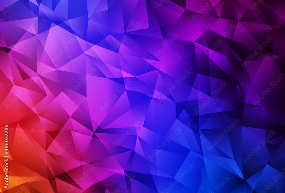 Light Blue, Red vector polygon abstract backdrop. Light Blue, Red vector polygon abstract backdrop.