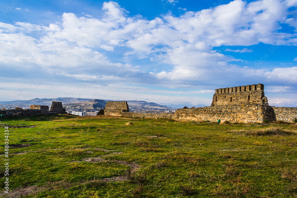 famous Gori fortress in Georgia