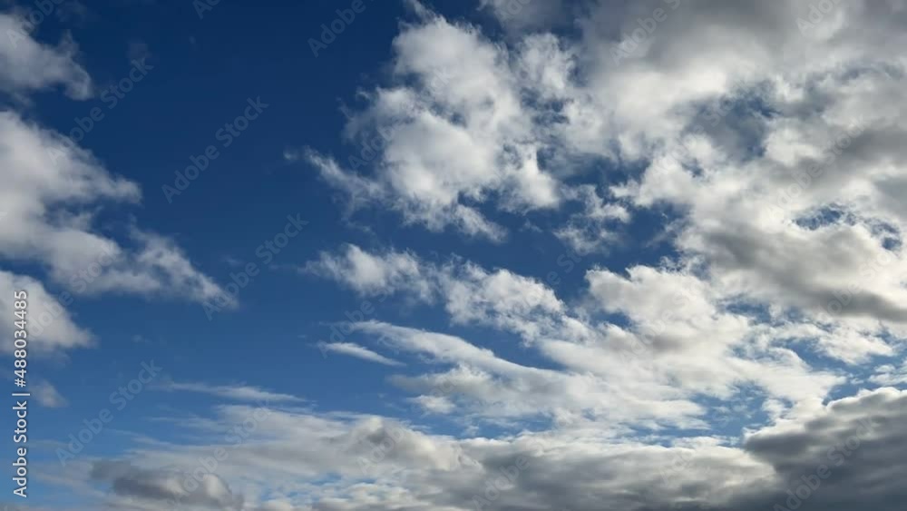 Blue sky with clouds. Sky clouds background. Amazing heaven cloudscape. Time lapse. Blue sky with clouds. Sky clouds background. Amazing heaven cloudscape. Time lapse.