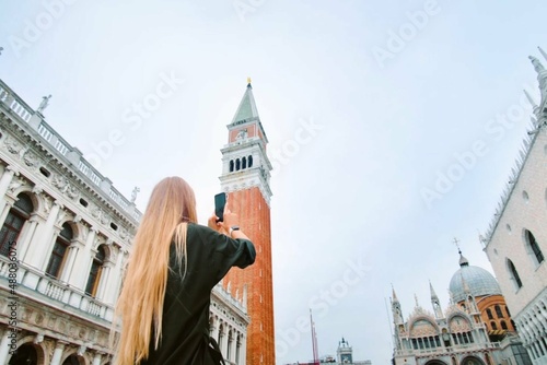 city piazza sestieri and campanile