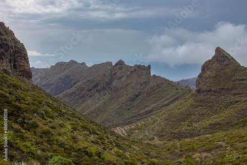 Mountain landscape in Masca, Tenerife, Spain. © jroballo