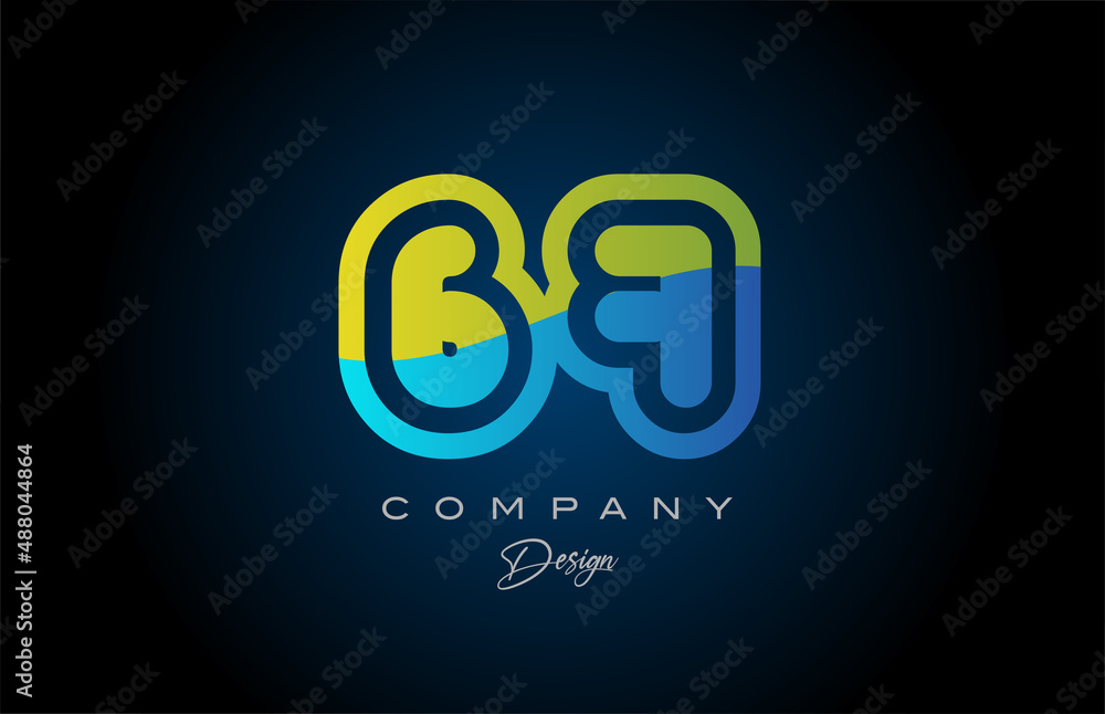 67 green blue number logo icon design. Creative template for company and business 67 green blue number logo icon design. Creative template for company and business