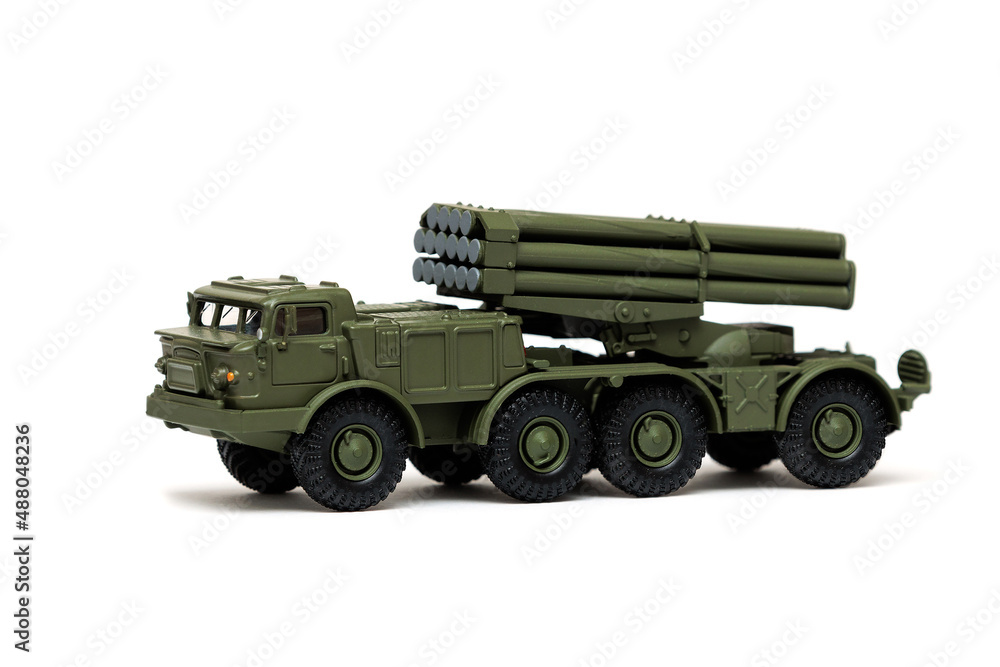 Russian multiple rocket launcher system Russian multiple rocket launcher system
