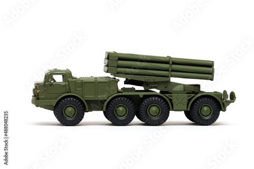 Fotografiet Russian multiple rocket launcher system