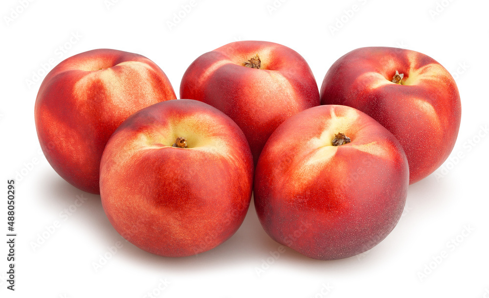 nectarine path isolated on white nectarine path isolated on white