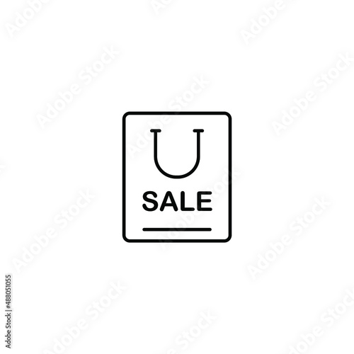 shopping bag icons symbol vector elements for infographic web