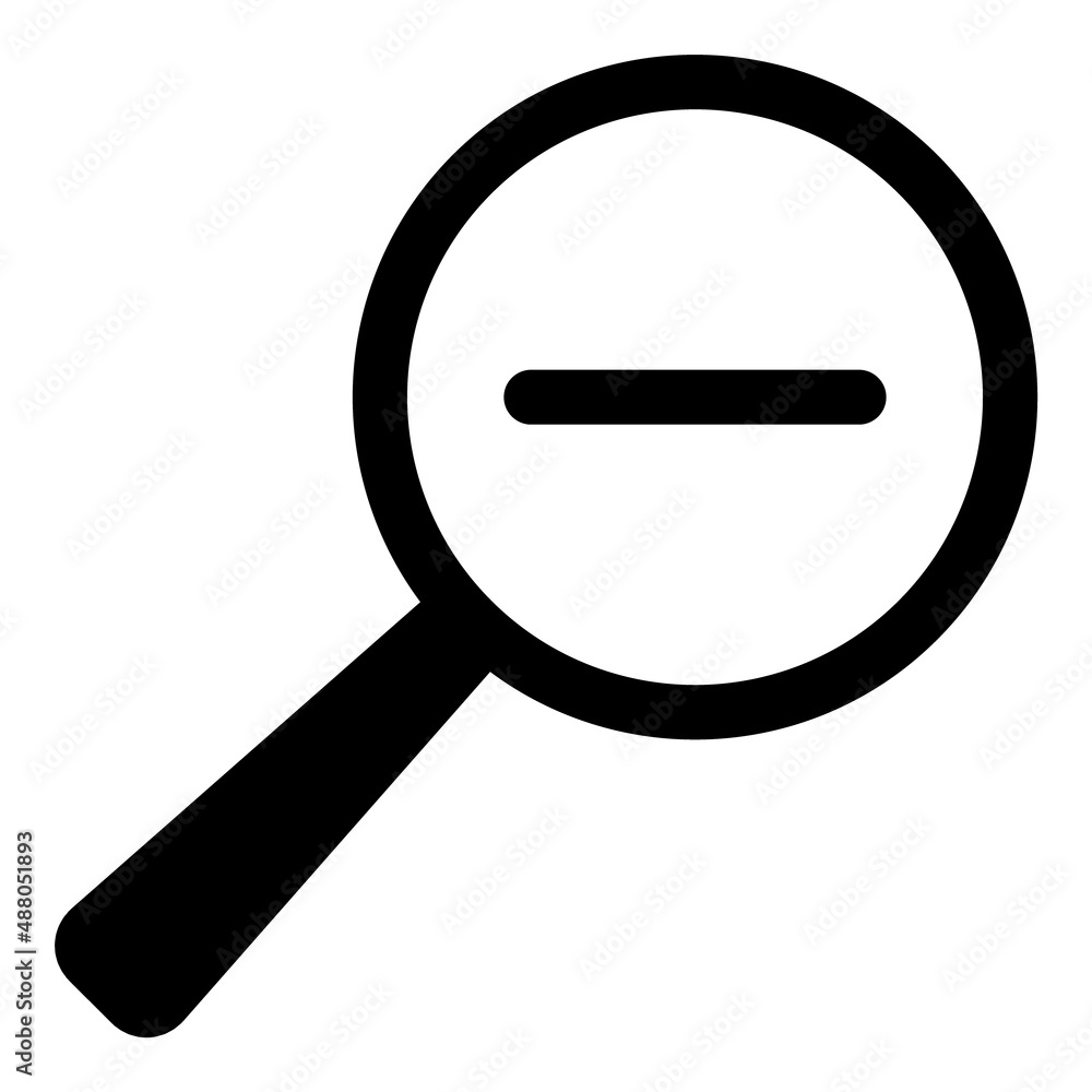 Magnifier Flat Icon Isolated On White Background Magnifier Flat Icon Isolated On White Background