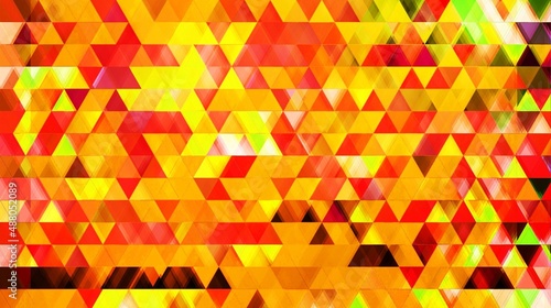 Abstract triangle mosaic gradient background. Digital graphic artwork. Creative graphic design for poster,brochure,flyer and card.