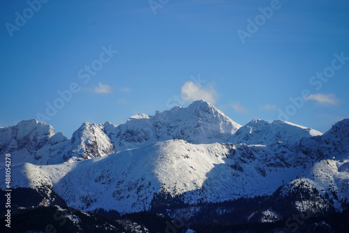 Obraz na płótnie Tatra-Mountains-winter-zima w salonie