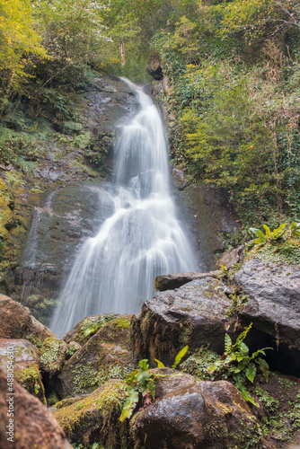  waterfall in the forest at Mtirala national park