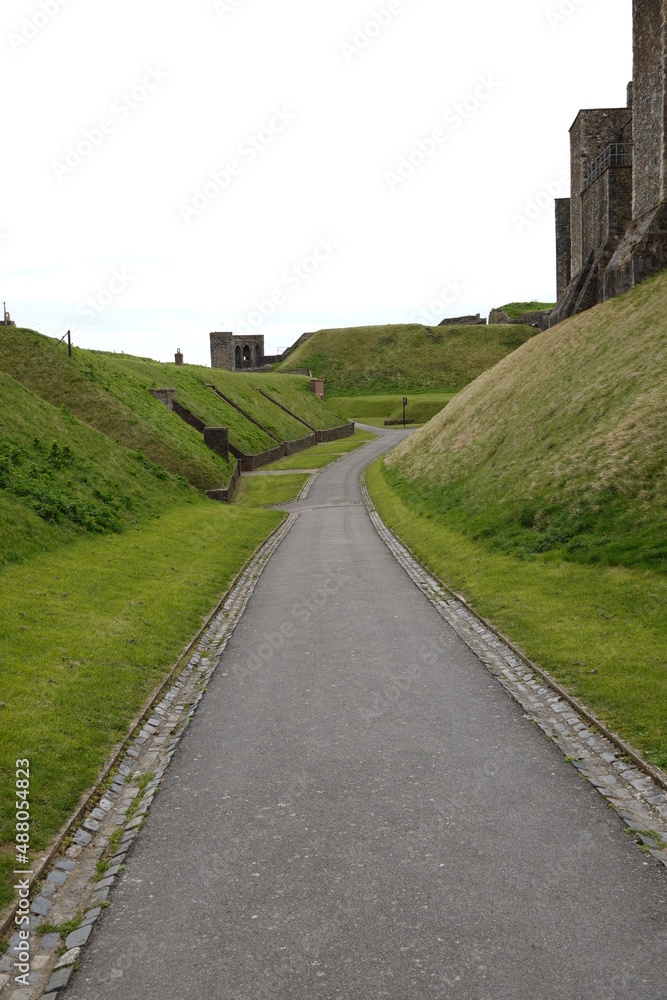 Fototapeta premium Medieval Castle in Dover, United Kingdom