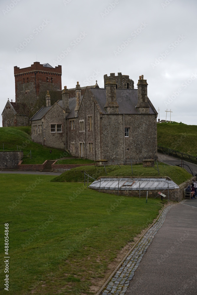 Naklejka premium Medieval Castle in Dover, United Kingdom