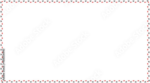 Ants Border with transparent background