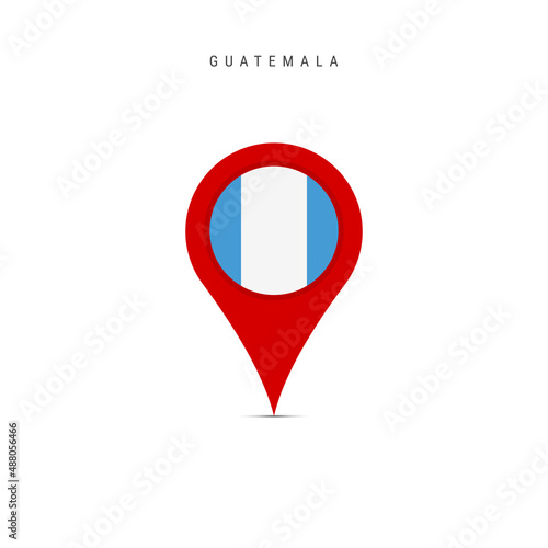 Teardrop map marker with flag of Guatemala. Guatemalan flag inserted in the location map pin. Flat vector illustration isolated on white background. Free Download Teardrop map marker with flag of Guatemala. Guatemalan flag inserted in the location map pin. Flat vector illustration isolated on white background. - GFXLoad