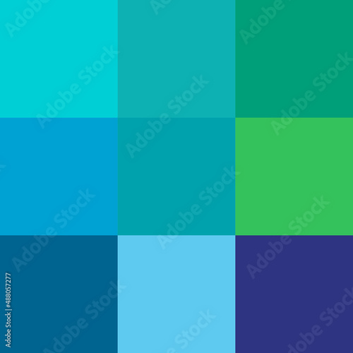 Marine seamless squares template