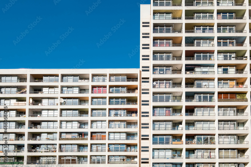 apartment building facade , residential real estate