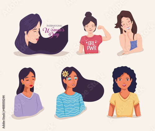 six icons for international womens day