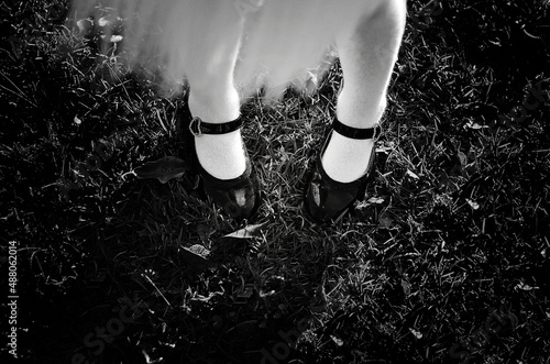 Girl in shoes