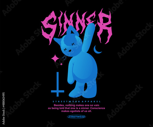 Aesthetic Graphic Design for T shirt  Street Wear and Urban Style