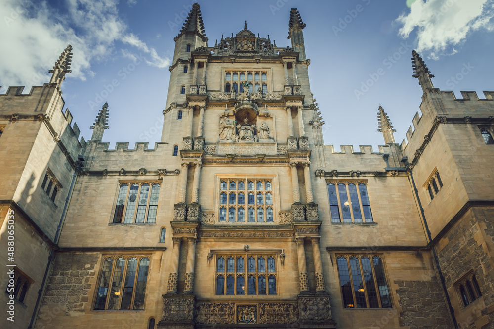 Exterior of Bodleian library, Oxford, UK