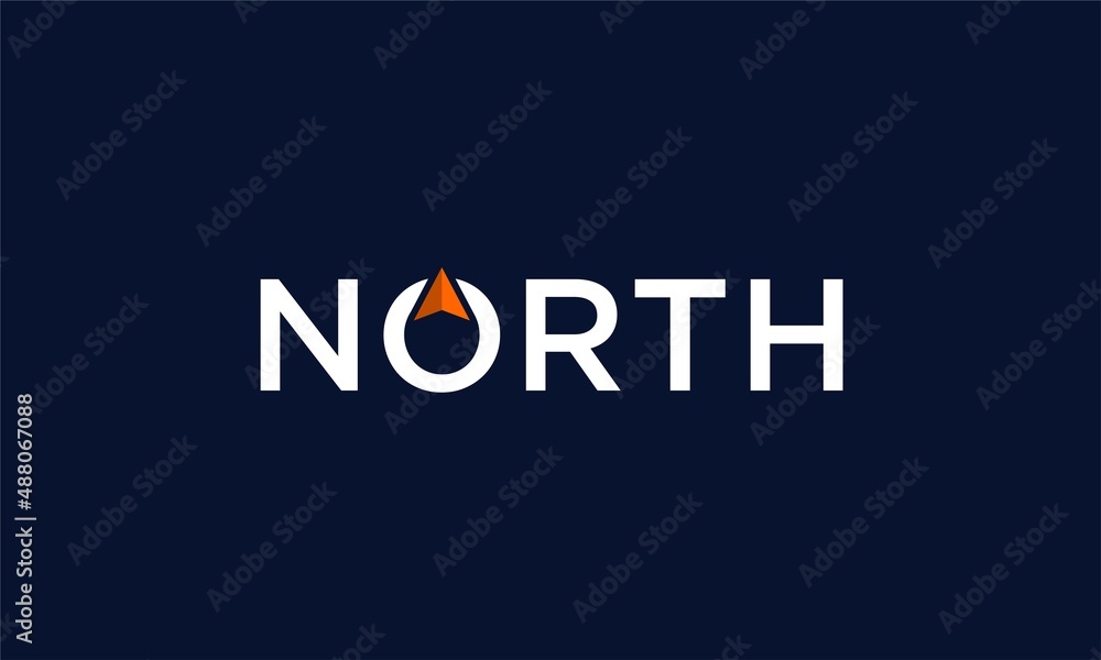 North word typography design