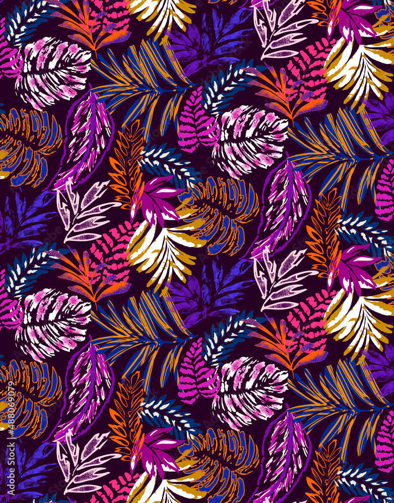 Seamless flowers pattern, floral print. Seamless flowers pattern, floral print.