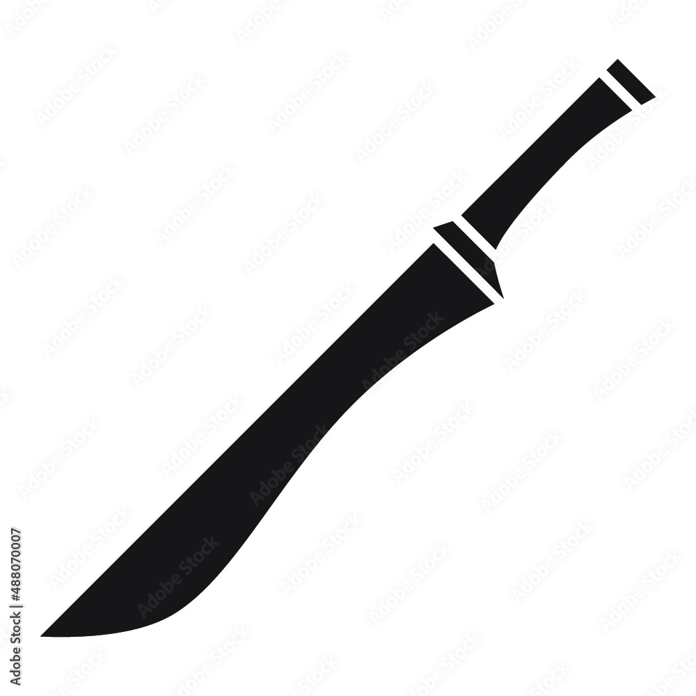 Fototapeta premium Illustration of Persian Sword design icon
