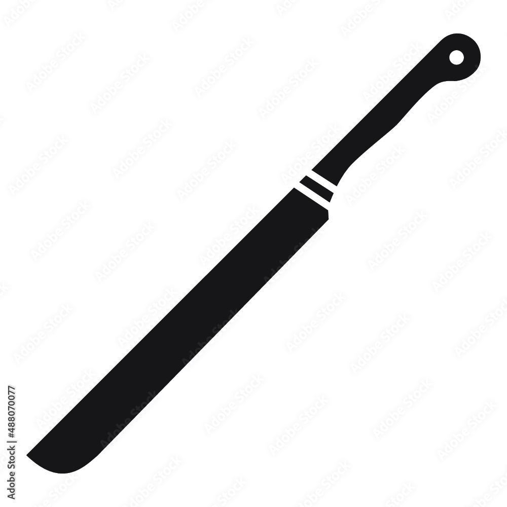 Illustration of Machete design icon Illustration of Machete design icon