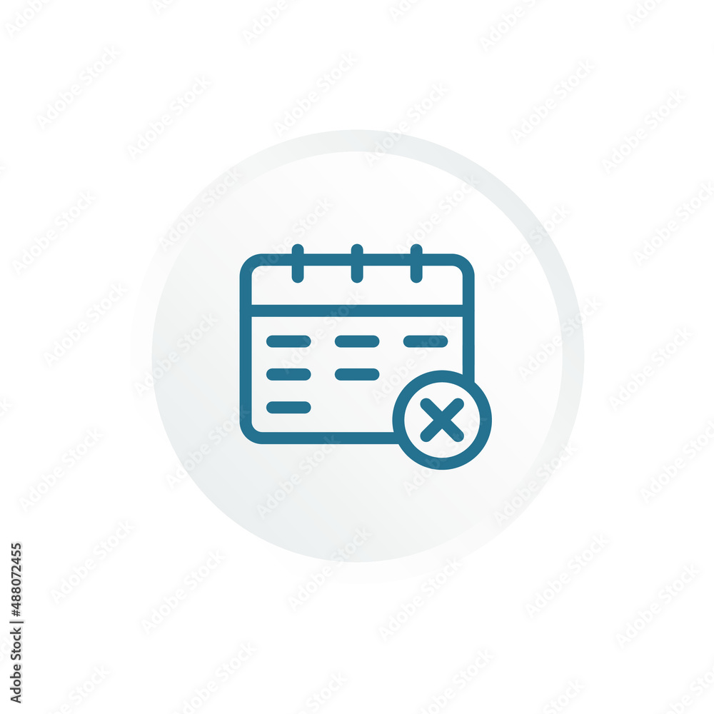 schedule and date reminder simple icon schedule and date reminder simple icon