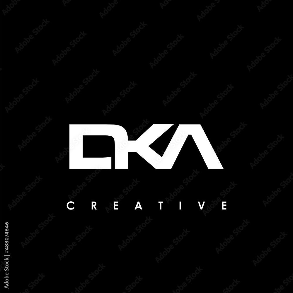 DKA Letter Initial Logo Design Template Vector Illustration DKA Letter Initial Logo Design Template Vector Illustration