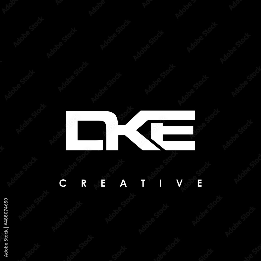 DKE Letter Initial Logo Design Template Vector Illustration DKE Letter Initial Logo Design Template Vector Illustration