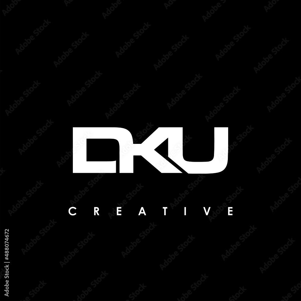 DKU Letter Initial Logo Design Template Vector Illustration DKU Letter Initial Logo Design Template Vector Illustration