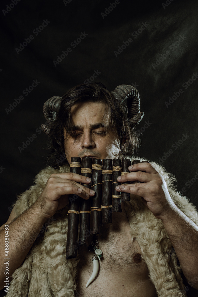 Photography Faun with panflute