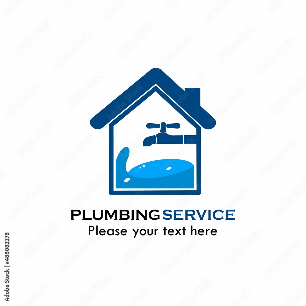 Plumbing service logo template illustration Plumbing service logo template illustration