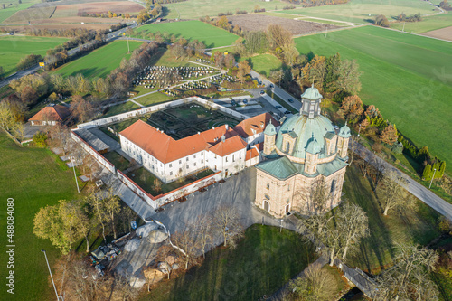 Luftbild Kloster Freystadt im Naturpark Altmühltal