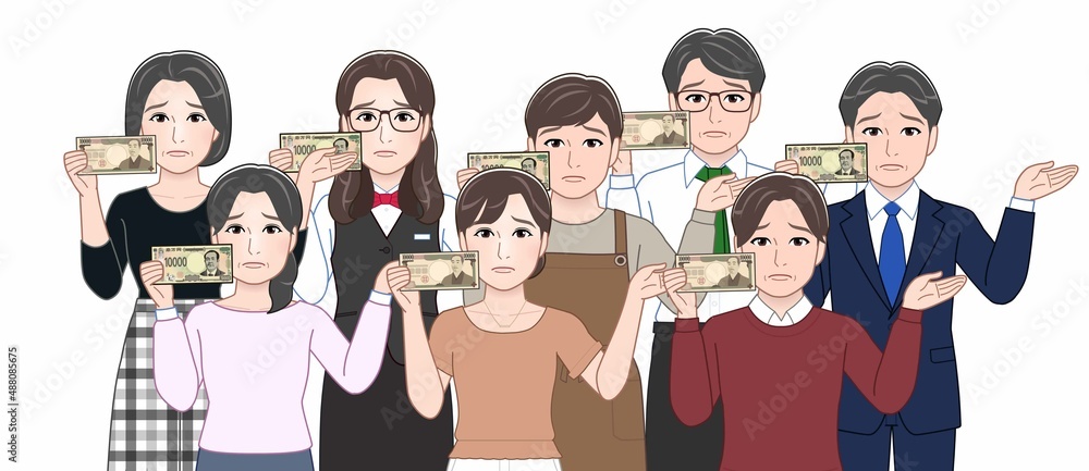 Obraz premium お酒を持っている人々
