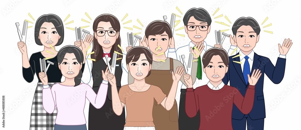 Obraz premium お酒を持っている人々