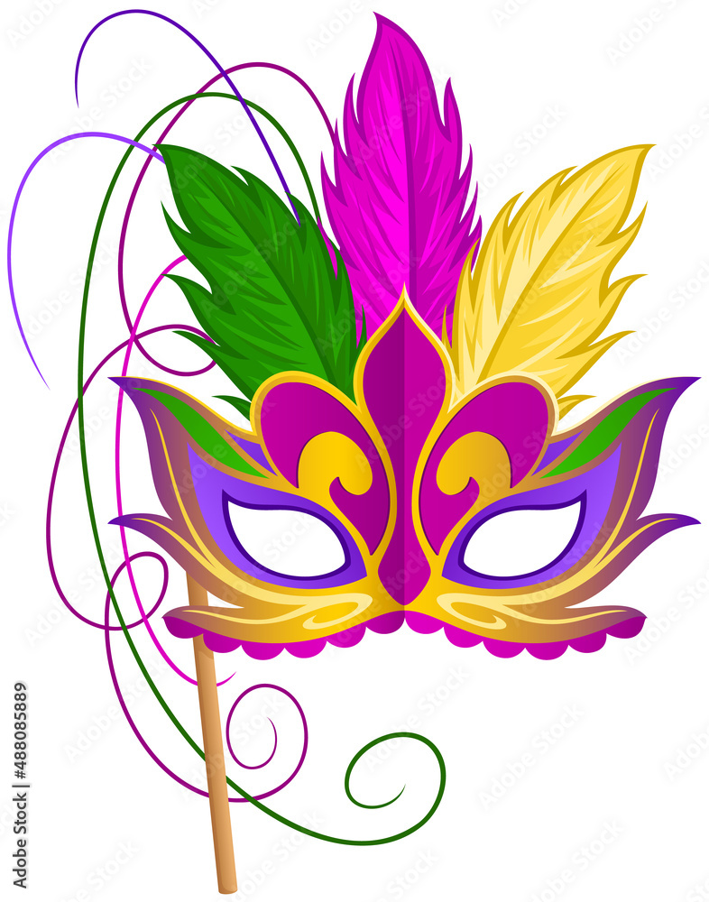 Mardi Gras Feathers Vector Art, Icons, and Graphics for Free Download