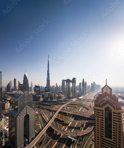 City Skyline and cityscape in Dubai. © Eugene