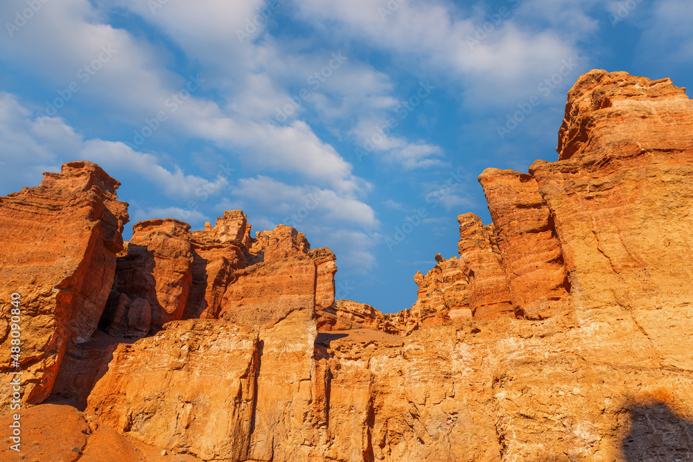 Amazing castles created by nature in the valley of the Kazakh river Charyn Amazing castles created by nature in the valley of the Kazakh river Charyn