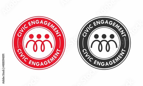 Smart ecosystem- community alliances logo template illustration