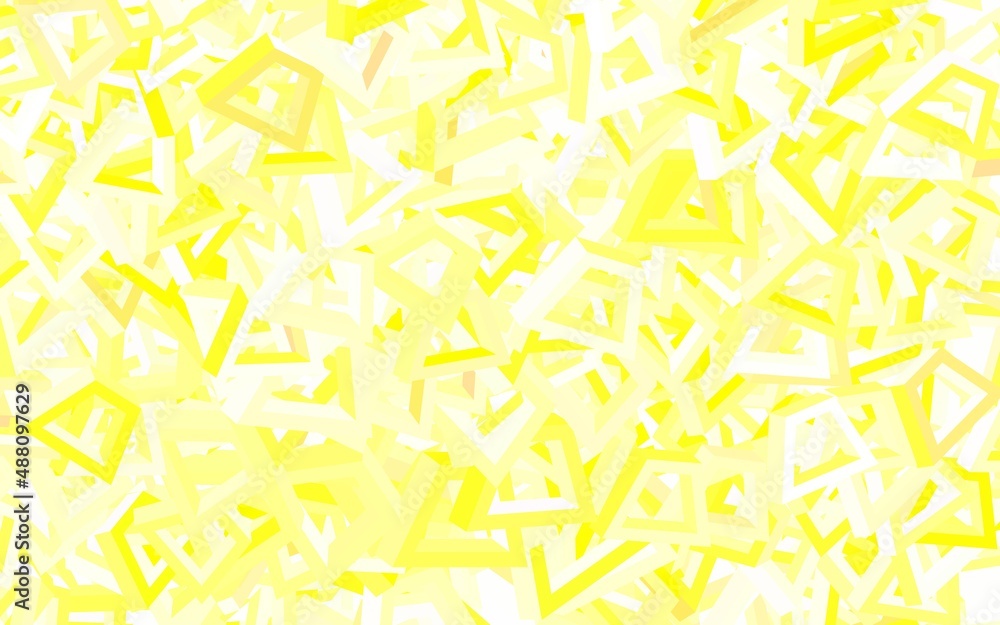 Light Green, Yellow vector backdrop with memphis shapes. Light Green, Yellow vector backdrop with memphis shapes.