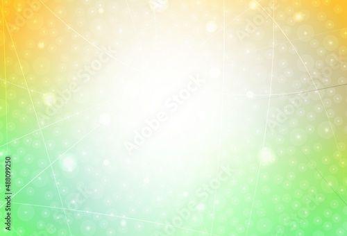 Light Green, Yellow vector template with repeated sticks.