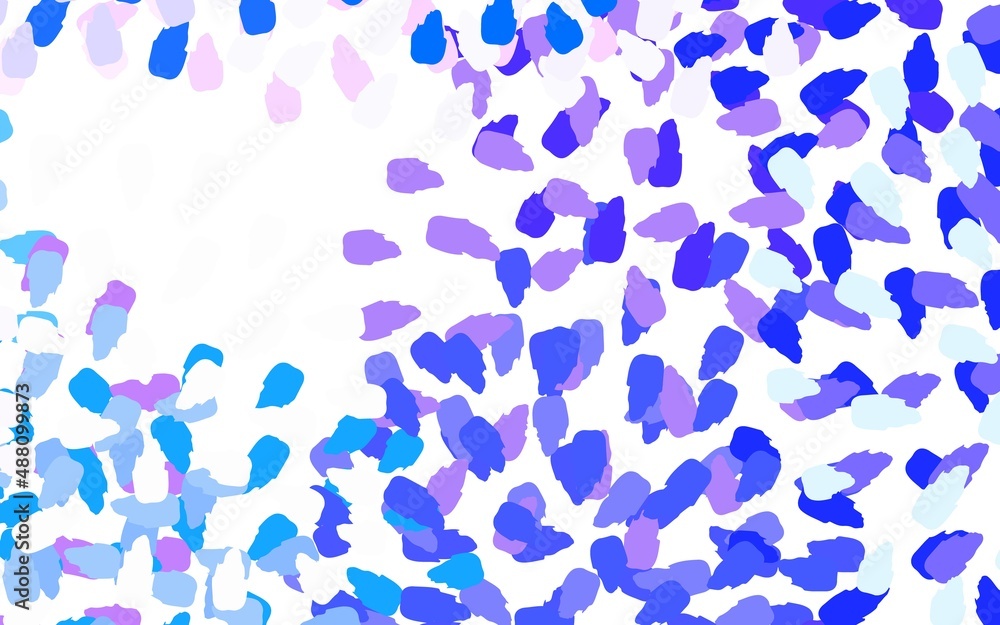 Light Blue, Red vector texture with abstract forms. Light Blue, Red vector texture with abstract forms.
