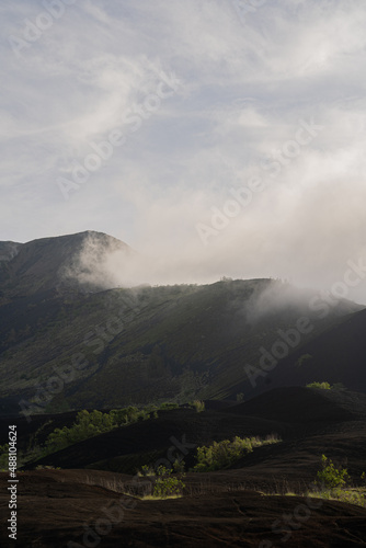 Clouds at the top of the Volcano, Bali