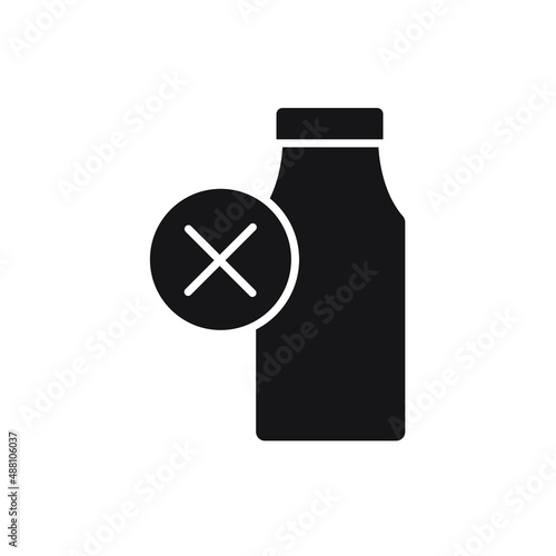 lactose free icons symbol vector elements for infographic web