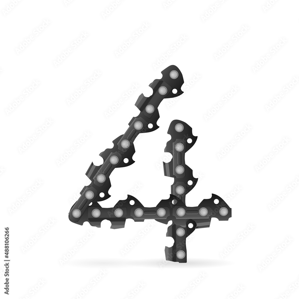 Chainsaw chain number four Chainsaw chain number four