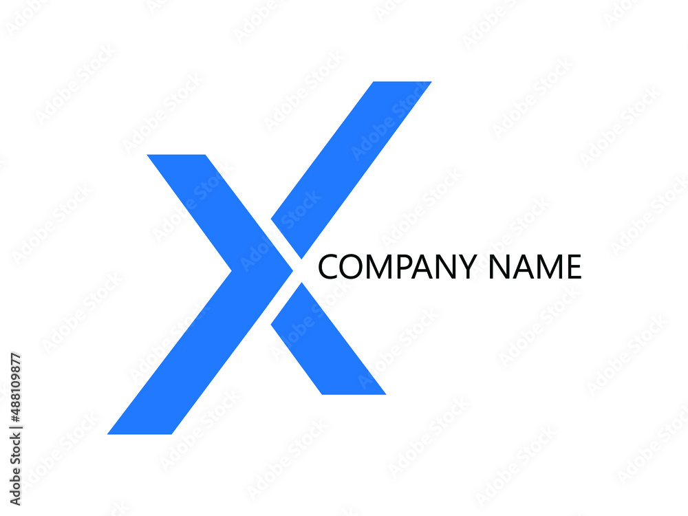 Alphabet letter X vector logo design Alphabet letter X vector logo design
